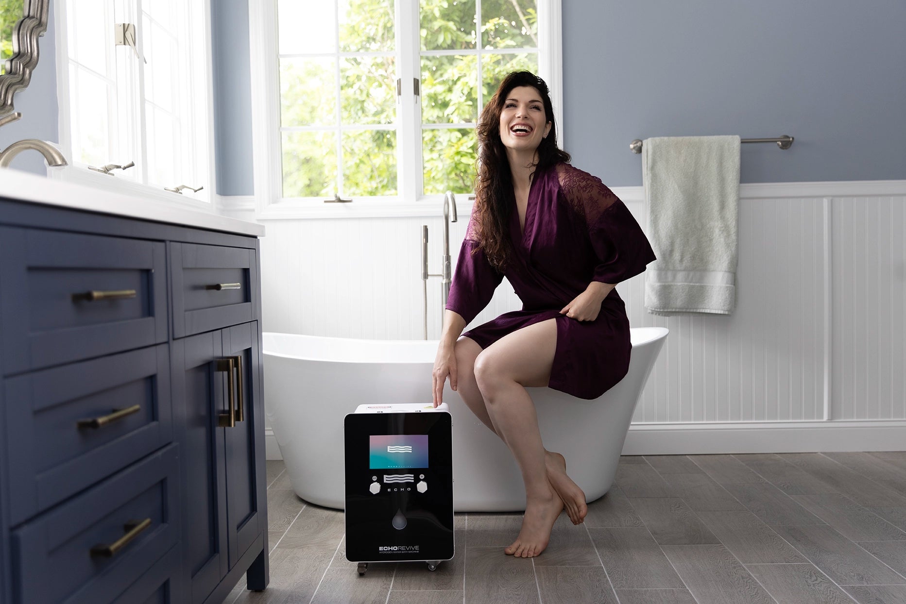 ECHO Revive hydrogen bath experience lifestyle