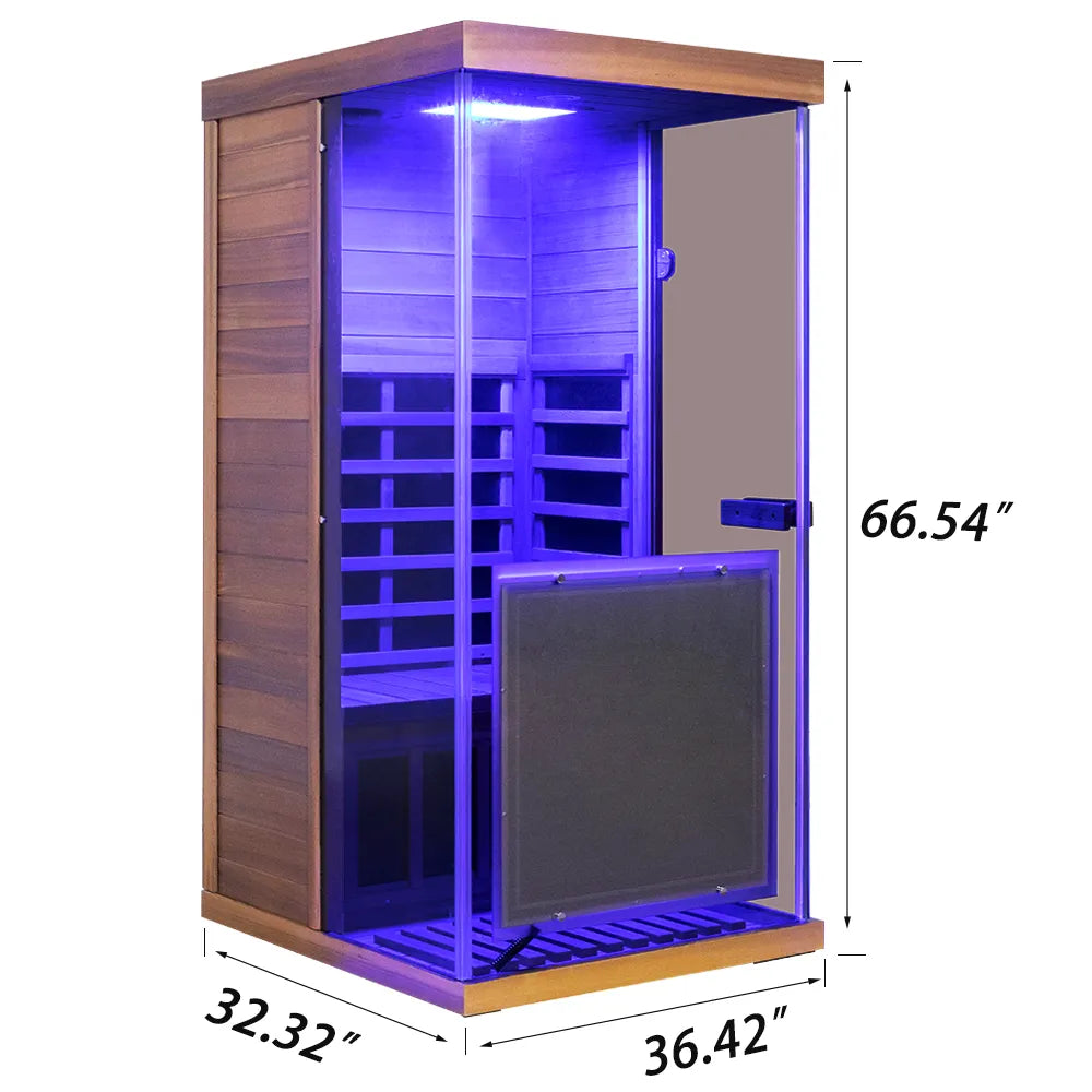 Wizzi 909MRX 1-Person Infrared Sauna