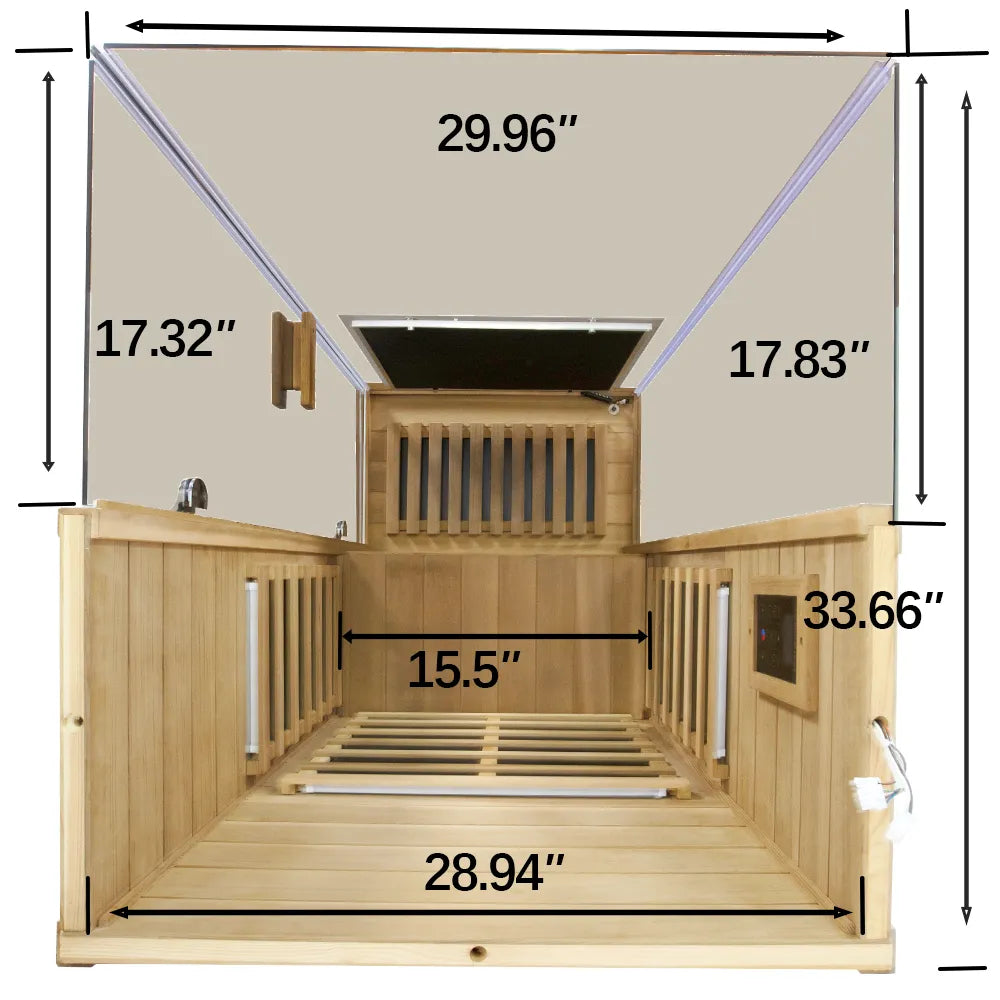 Wizzi 909MRX 1-Person Infrared Sauna