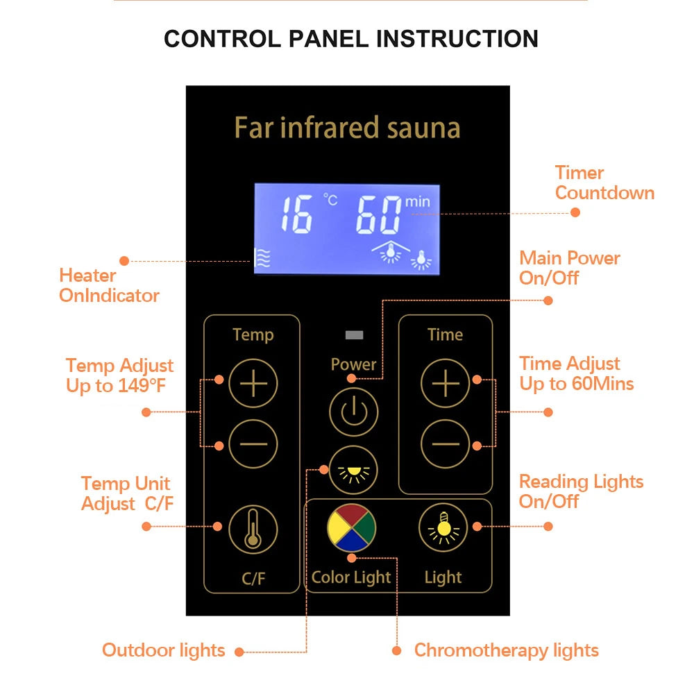 Wizzi 909MRX 1-Person Infrared Sauna