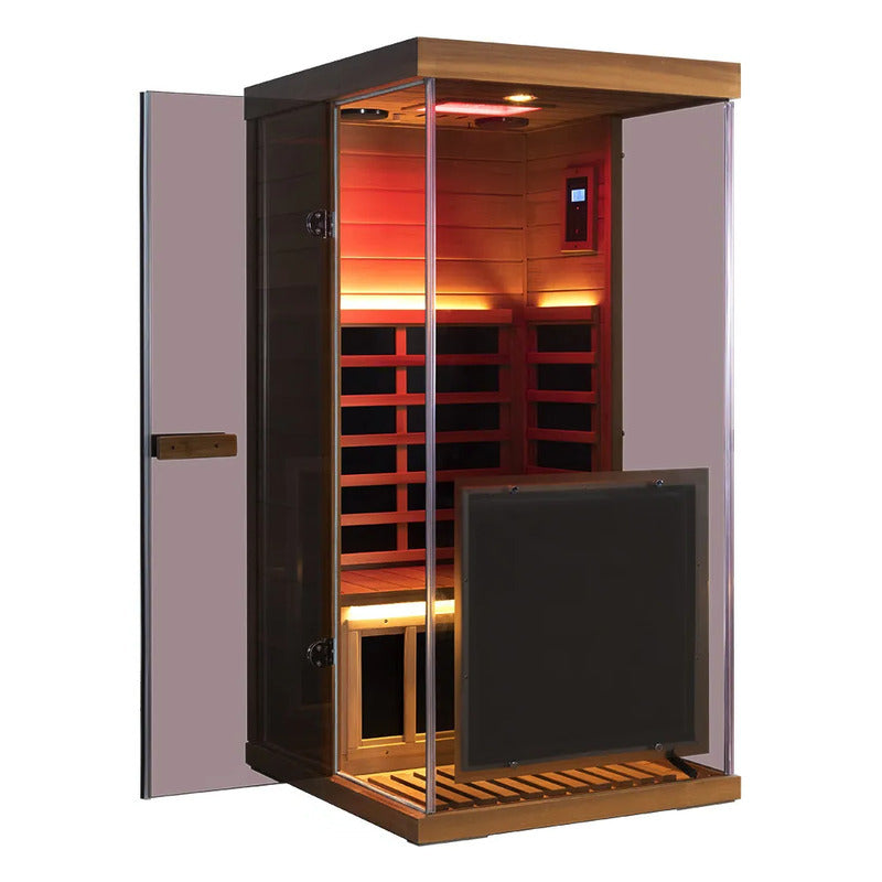 Wizzi 909MRX — 1-Person Infrared Sauna | Left or Right Door