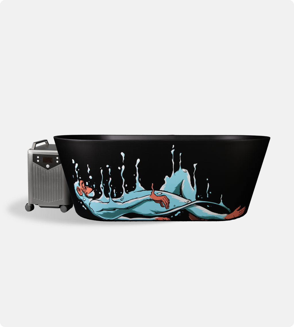Polar Monkeys Brainpod 2.0 Cold Plunge artist edition — artist-designed tub with custom finish