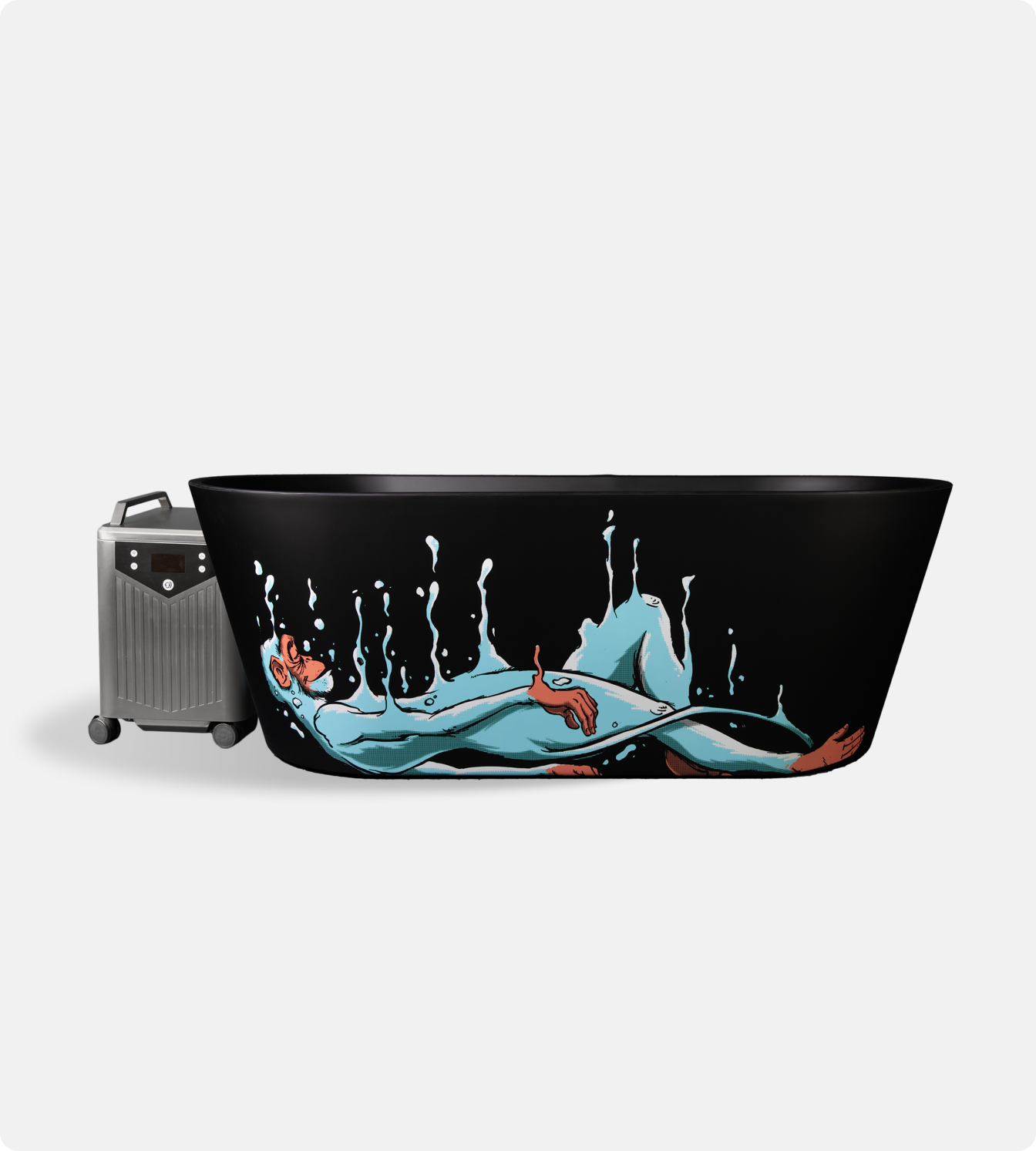 Polar Monkeys Brainpod 2.0 Cold Plunge artist edition — artist-designed tub with custom finish
