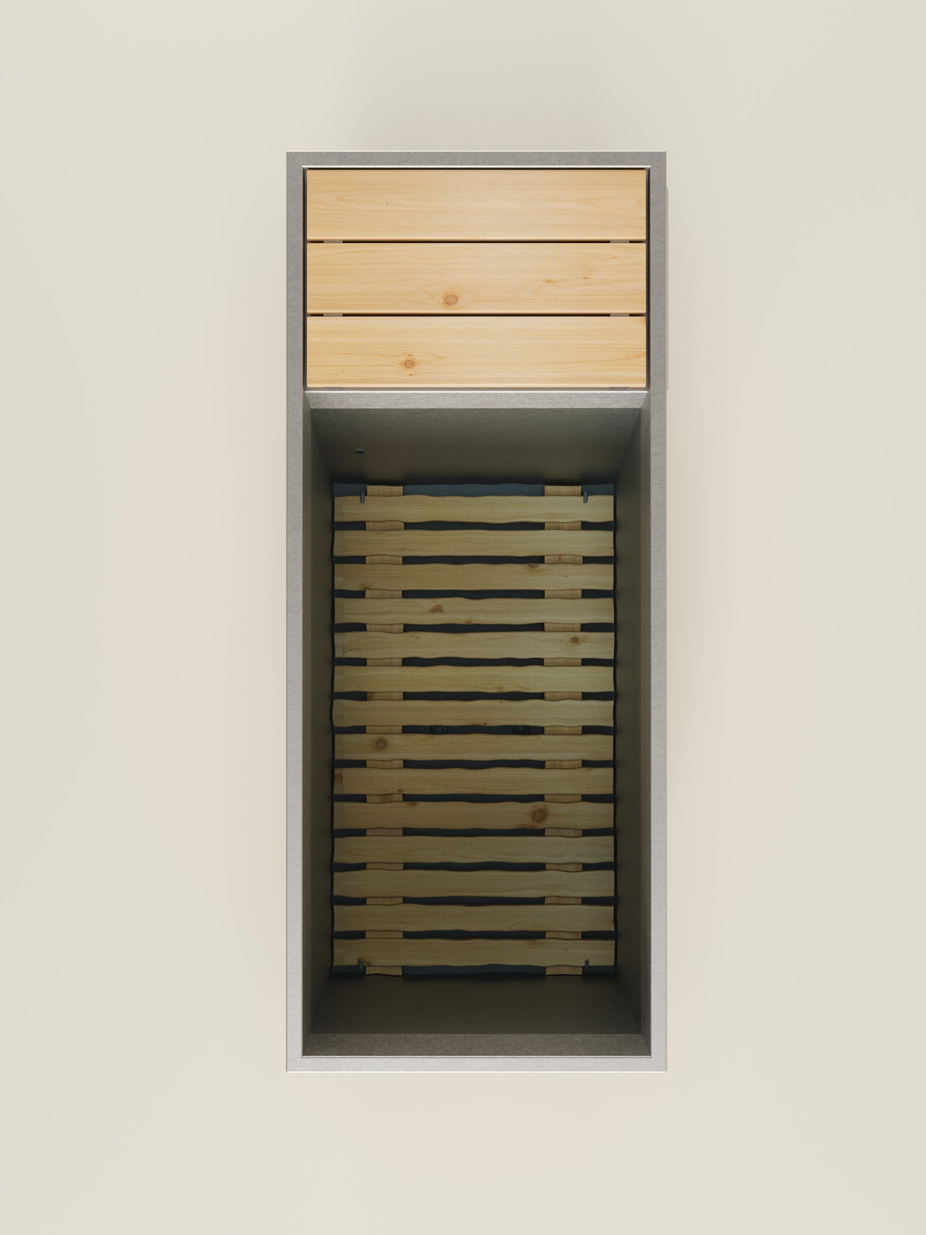 GOODLAND Cold Tub cedar exterior with chiller unit — natural wood cold plunge