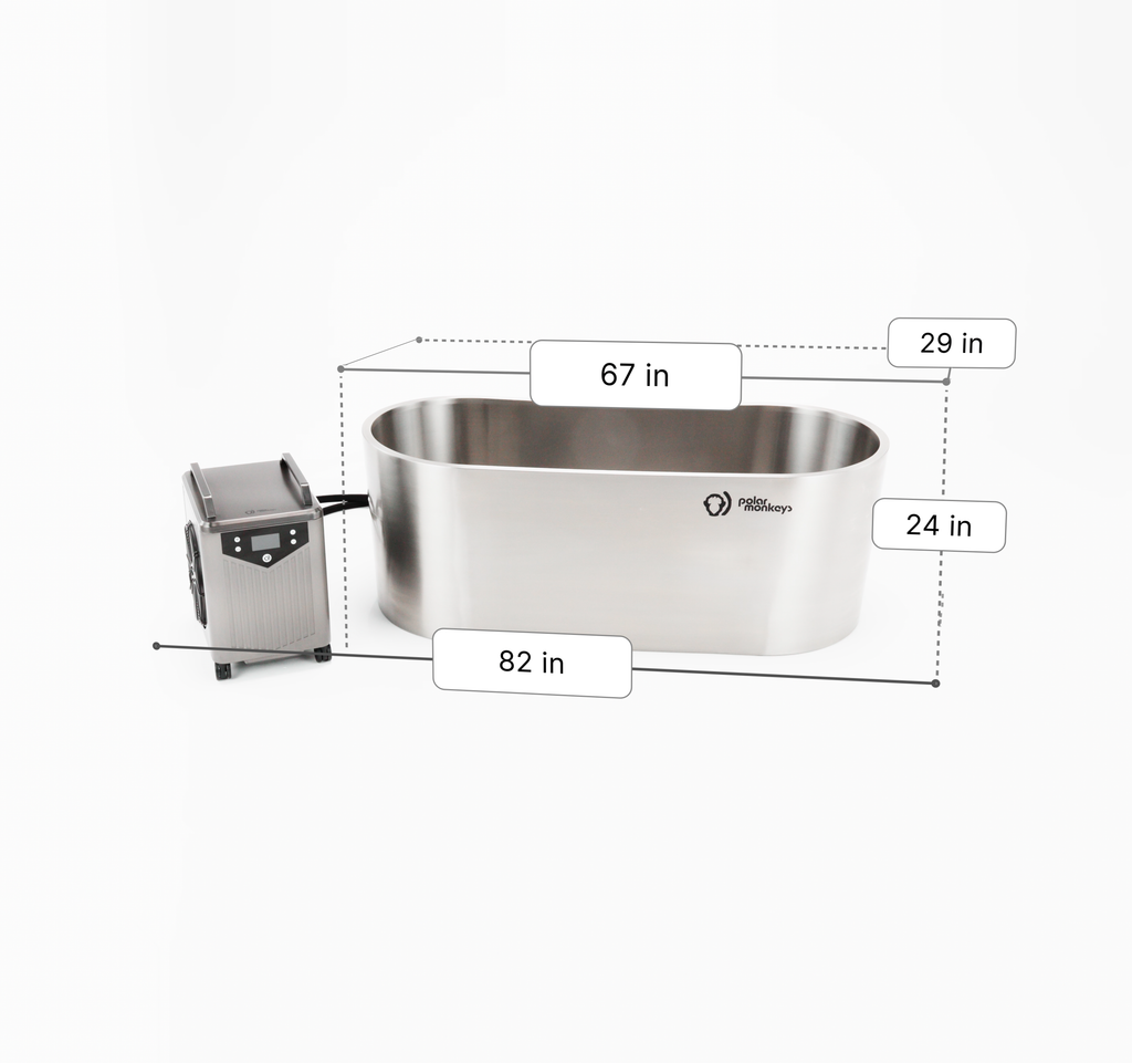 Polar Monkeys Cyber Plunge dimensions — 67 inches by 29 inches full-body layout