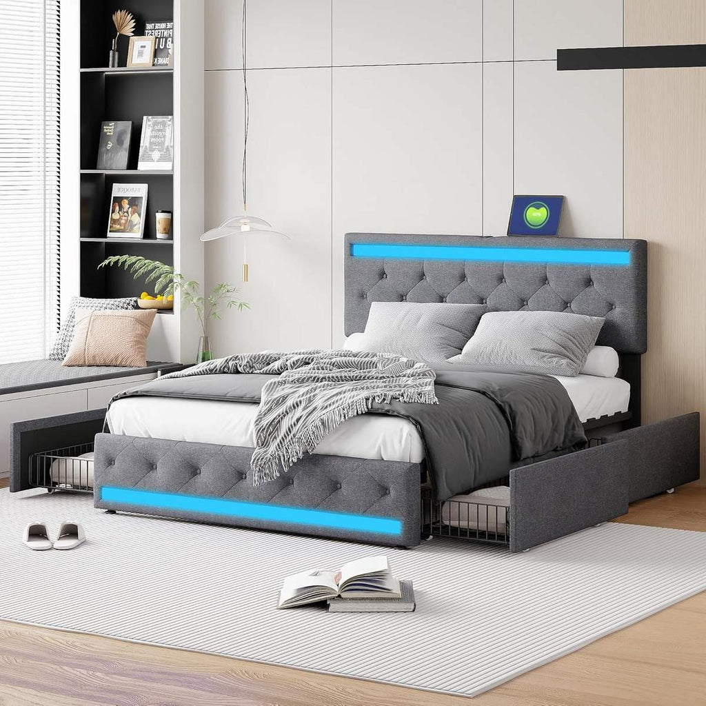TruComfort Luminara Smart RGB LED Bed