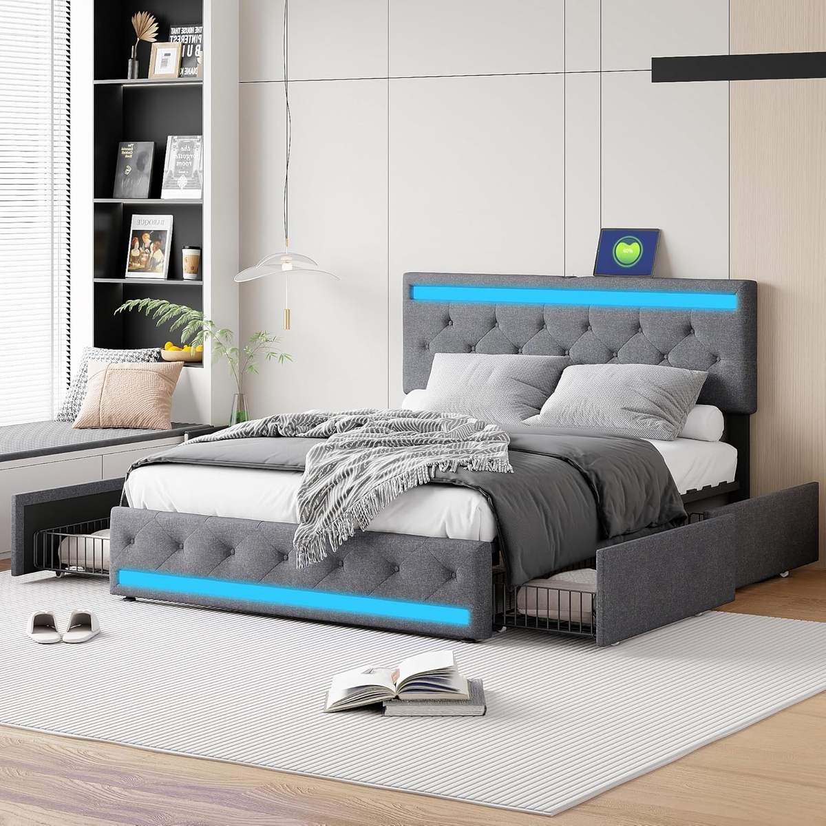 TruComfort Luminara Smart RGB LED Bed