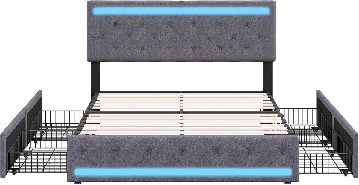 TruComfort Luminara Smart RGB LED Bed