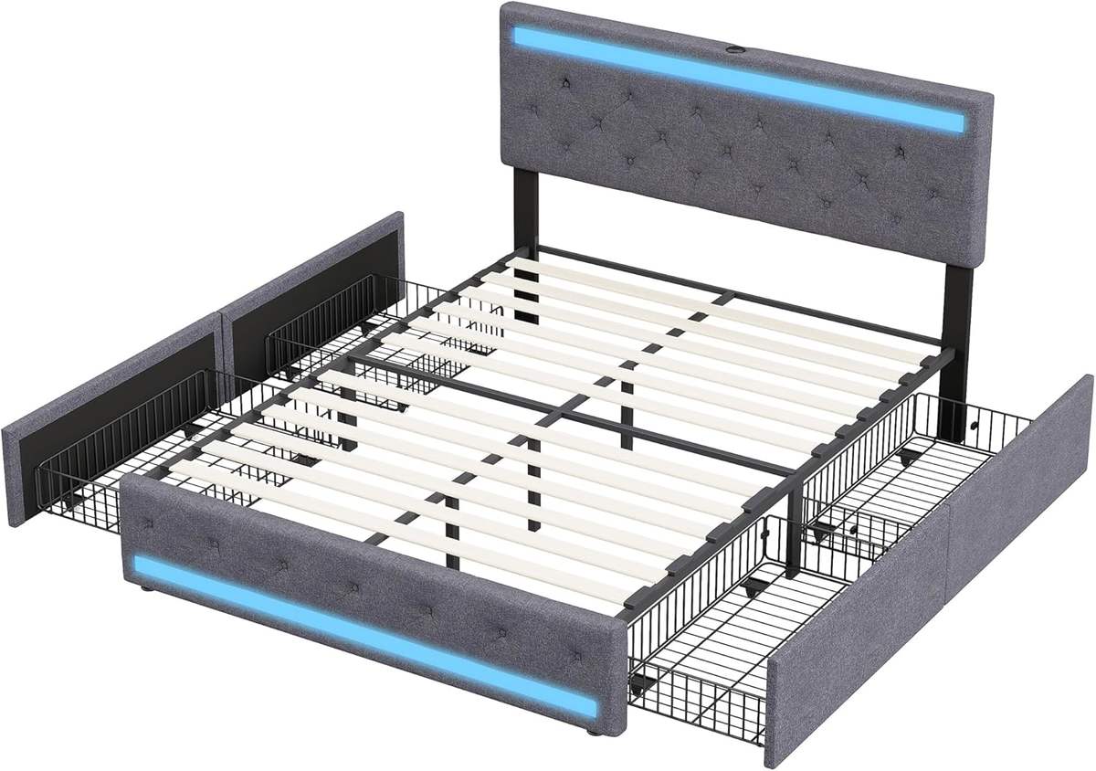 TruComfort Luminara Smart RGB LED Bed