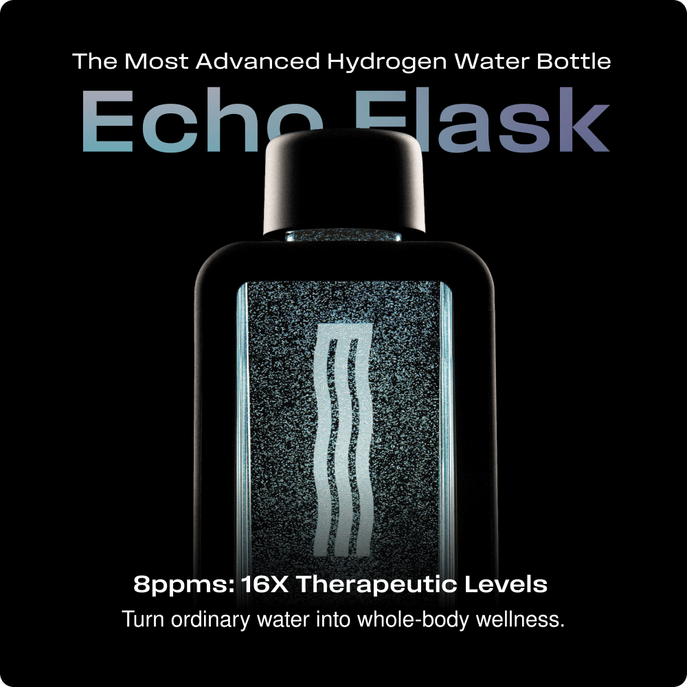 ECHO Flask 8ppm molecular hydrogen wellness benefits