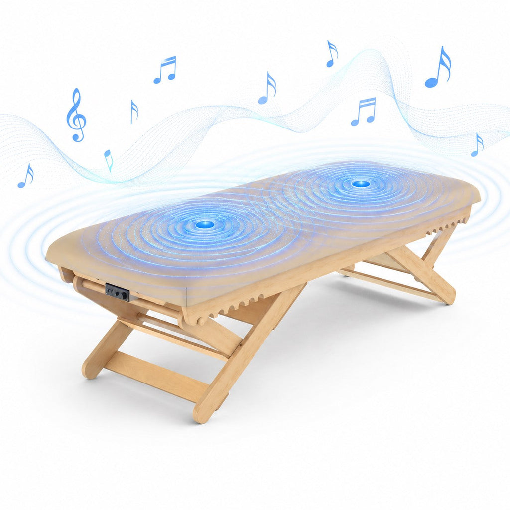BoastVibe wellness bed with meditation system