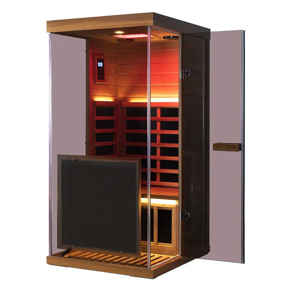 Wizzi 909MRX — 1-Person Infrared Sauna | Left or Right Door