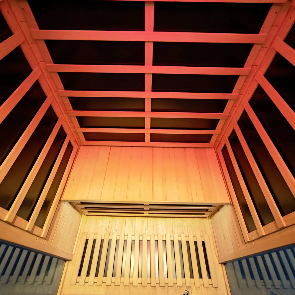 Wizzi SR02 2-Person Infrared Sauna Canadian Hemlock