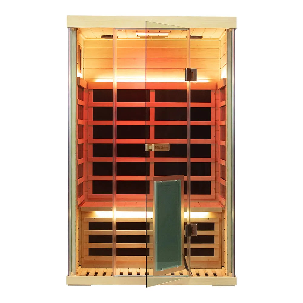 Wizzi SR02 2-Person Infrared Sauna Canadian Hemlock