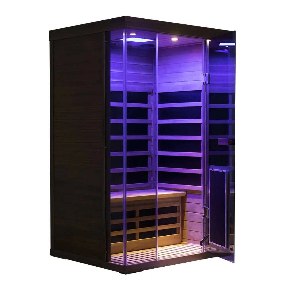 Wizzi SR02 2-Person Infrared Sauna Canadian Hemlock
