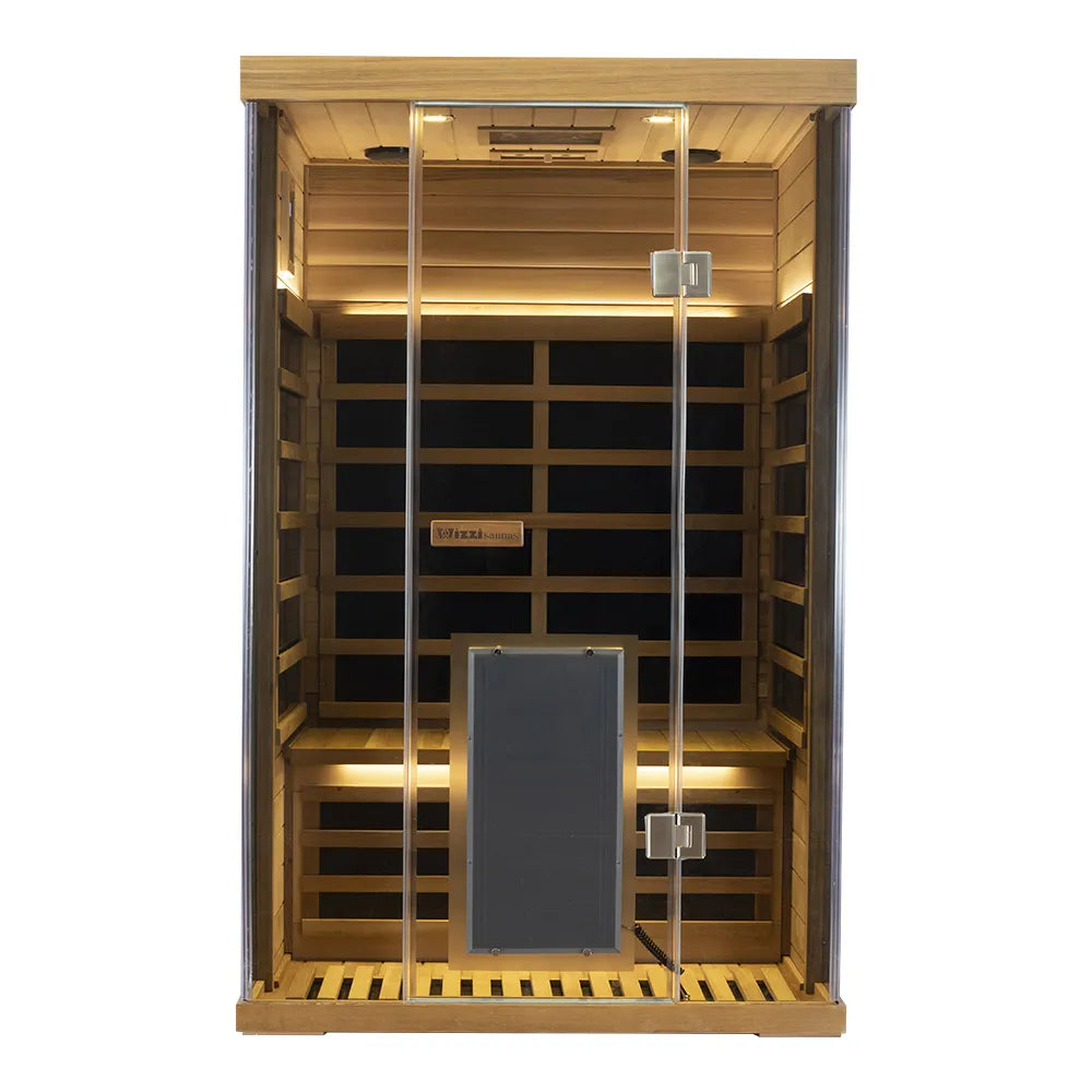 Wizzi SR02 2-Person Infrared Sauna Canadian Hemlock