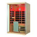 Wizzi SR02 — 2-Person Infrared Sauna | Canadian Hemlock