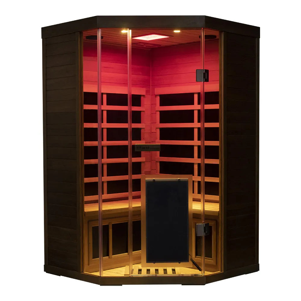 Wizzi SR07 Corner Infrared Sauna Red Cedar