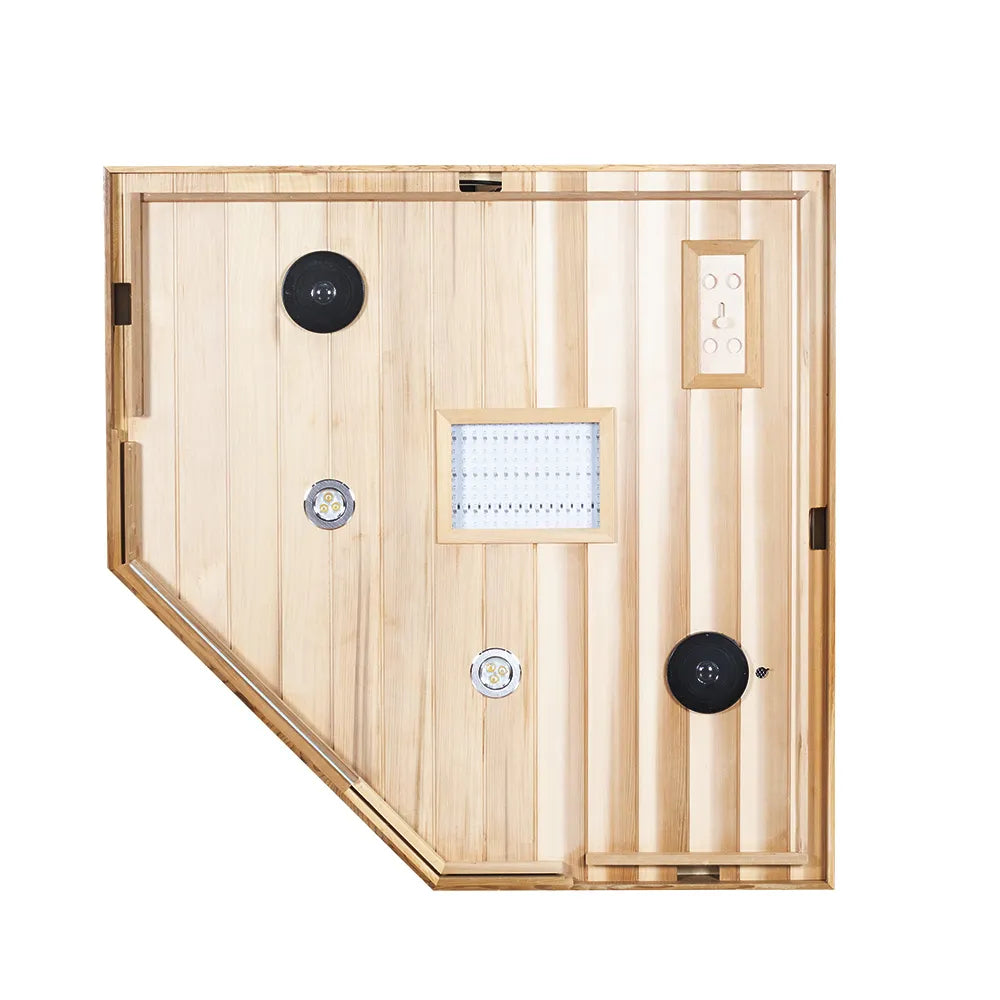 Wizzi SR07 Corner Infrared Sauna Red Cedar